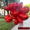 20PCS 18-Inch Red Foil Heart Balloons – Mylar Heart-Shaped Decorations for Valentine’s Day, Birthday, Wedding, and Baby Shower Parties